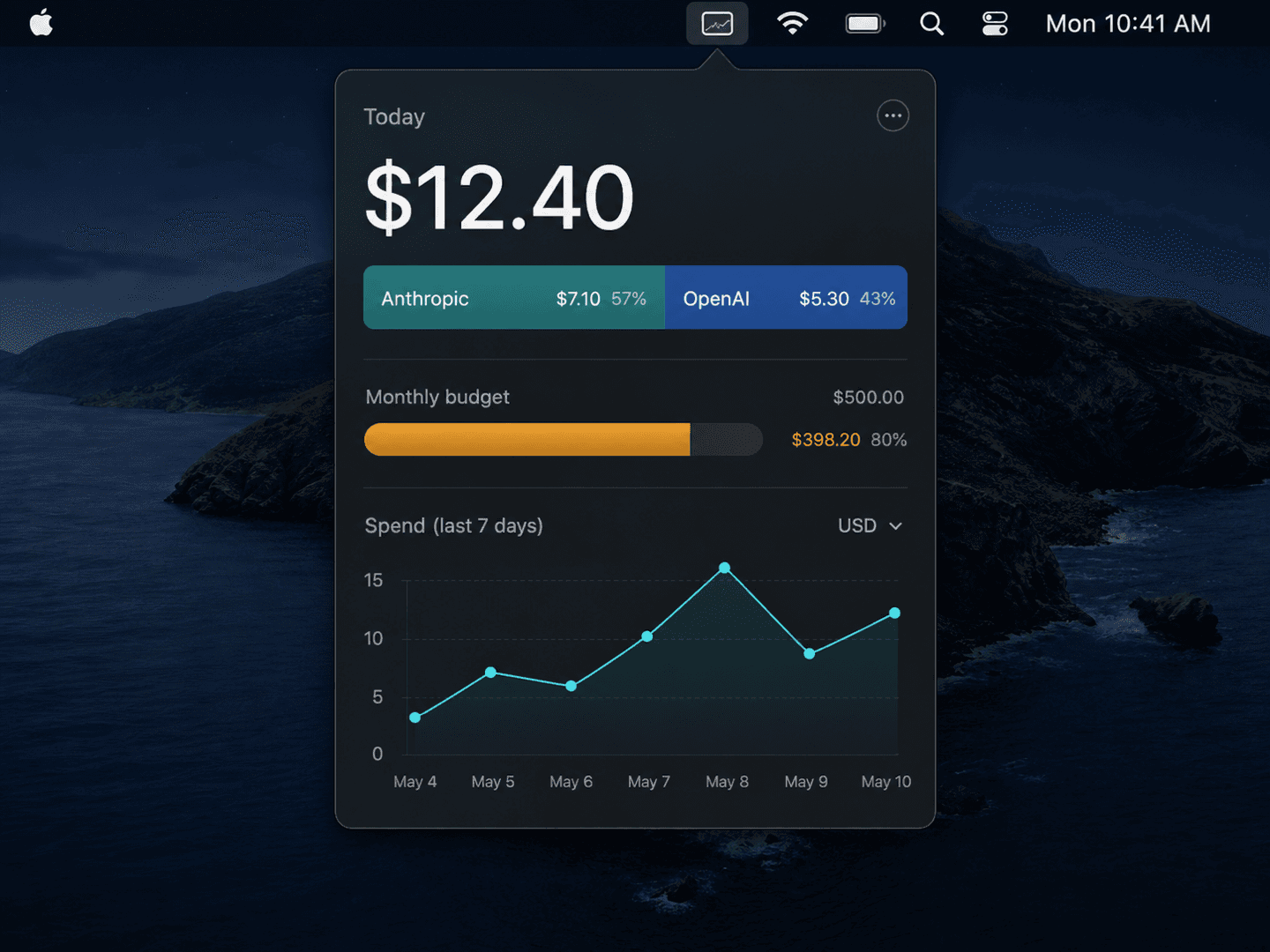 AI Usage Tracker preview